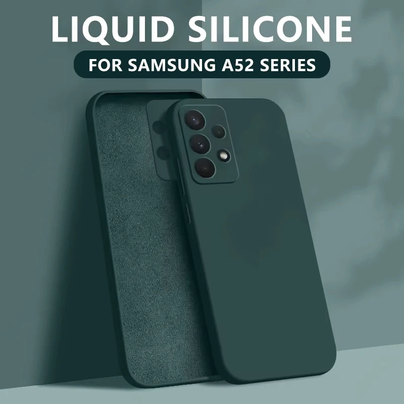 Premium Liquid Silicone Anti-Drop Phone Case with Soft Cover - Luxury Edition