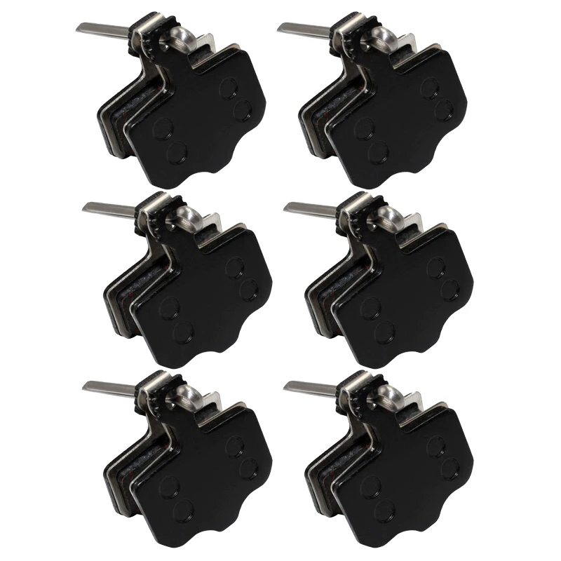 

Велосипедные дисковые тормозные колодки, 6 пар, для SRAM AVID Elixir E1 /3/5/7/9 ER / CR Mag XO XX, полуметаллические велосипедные тормозные колодки