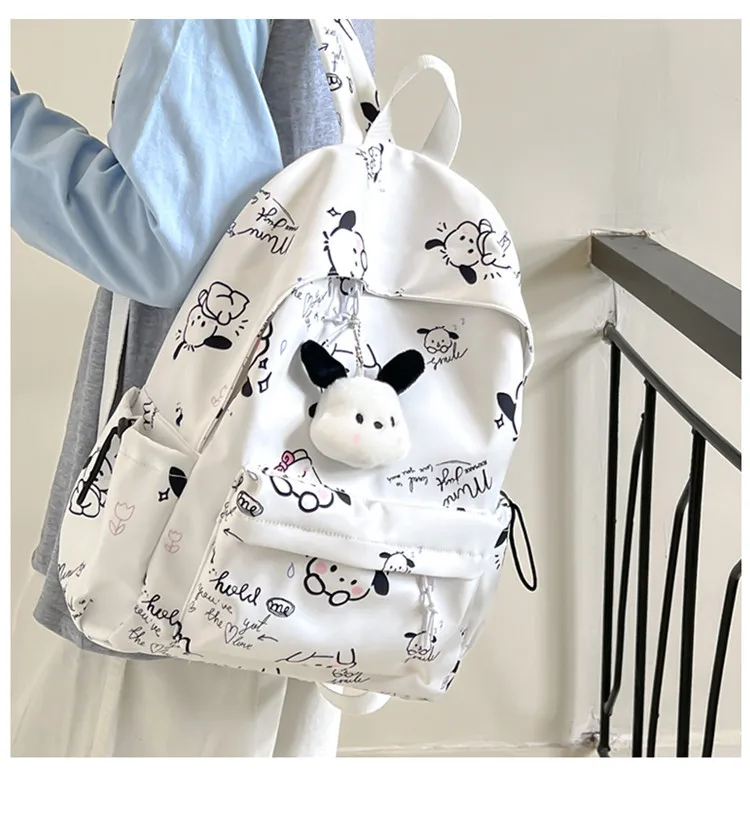 Japanese Pacha dog girl bag cute soft sister backpack student large capacity backpack