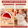Lion Dance Dog Cat Hat for Winter Warmth, Festive Pet Costume for Chinese New Year Photos Gatos Accesorios Hats for Cats 5