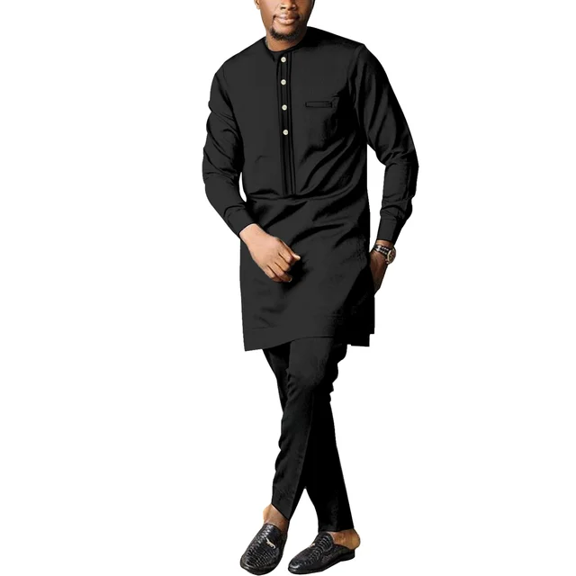 Tunde Long Sleeve Dashiki Outfit