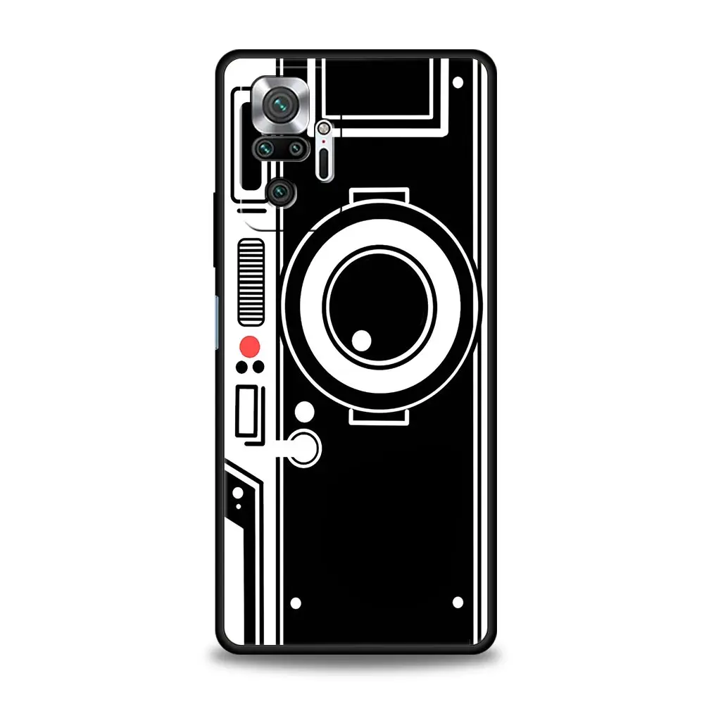 Retro Tape Camera Design Phone Case - Classic Style Gaming Cover for Xiaomi Redmi Note Series