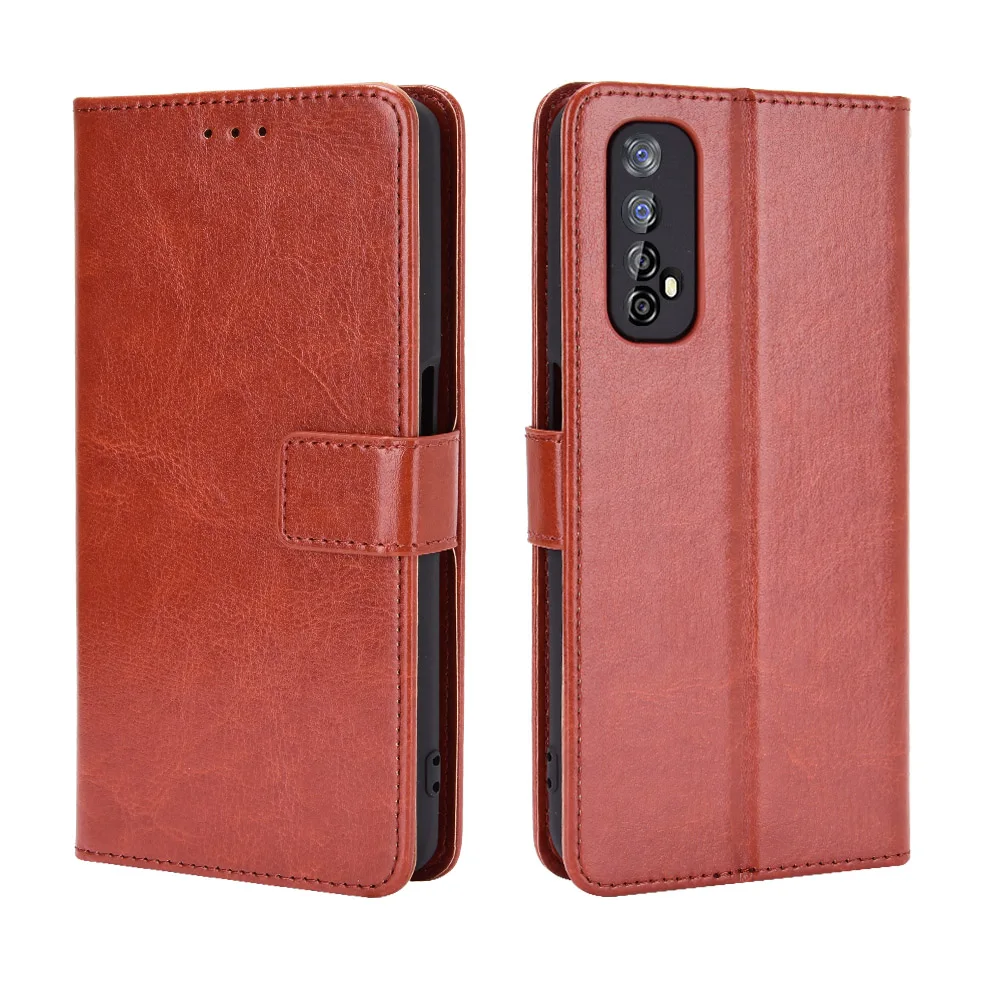 Case for Realme 7 Premium PU Leather case Back Cover Flip Case Cover On