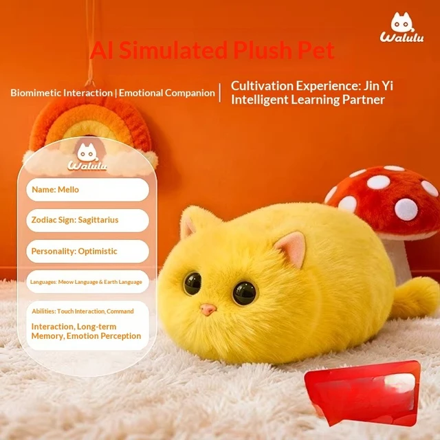 Walulu WLC 1 Smart Robot Companion Robot Touch Bionic Interaction Emotional Companionship Wireless Indoor Intelligence Gifts 7