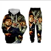 Autumn Movie Scarface 3D Printed Hoodie Suit Men Sweatshirts Sweatpants Casual Fashion Two Piece Tracksuit Set Men's Clothing 3
