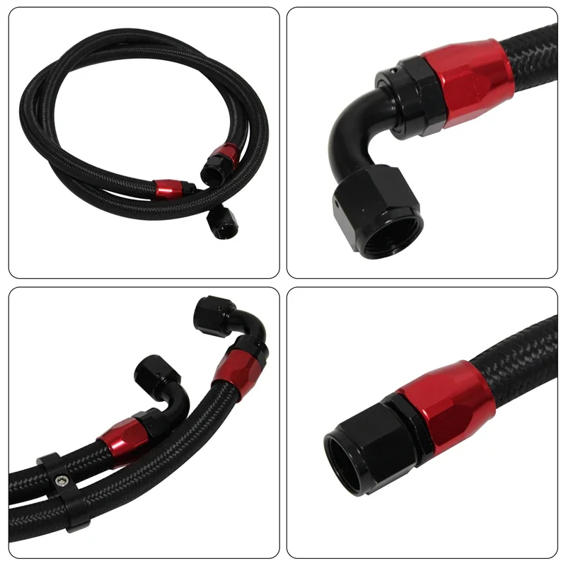Adaptador de accesorios AN de aluminio tipo forjado extremo de manguera Adaptador de accesorios AN de aluminio tipo forjado extremo de manguera