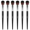 6pcs Mop Brush For Acrylic Painting 1 Inch Blending Brush Paint Brushes For Acrylic Face Body Painting Oval Mop Acrylic Brush 6