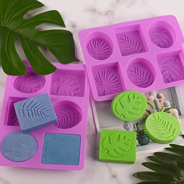 Silicone Soap Mold Leaf Shaped Handmade 6 Cavity DIY Soap Making Molds  Creative Bath Kitchen Mold Making Kit Home Accessories - AliExpress