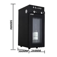Red Wine Refrigerated Dispenser Desktop Commercial Compressor Refrigeration Nitrogen Freshkeeping Temperature Grape Wine Cabinet 2