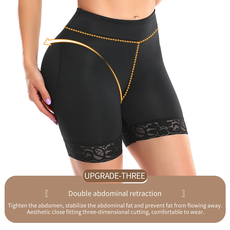 Seamless Butt Lifting Shorts Big Pads for Sexy Bum Women Padded Push Up Panties Fake Ass Buttocks Premium Booty Enhancer Corset