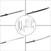 Swords Display Hanger Horizontal Lightsaber Stand Wall Mount Swords Wall Holder Lightsaber Wall Stand Clear Acrylic Display Rack 3