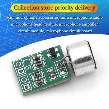 1/5/10pcs Mini Microfono Modulo Amplificatore Audio Altoparlante Circuito DC 2.5-9V 14x12mm Accessori Mic