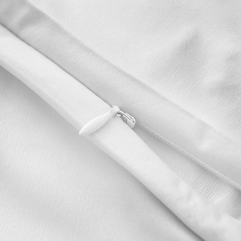 Description Picture 6 of item2Pcs Pure White Pillowcase Soft Polyester Pillowcase Hotel Supplies Home Bedding Pillowcase Waterproof Pillow Covers 50x70cm