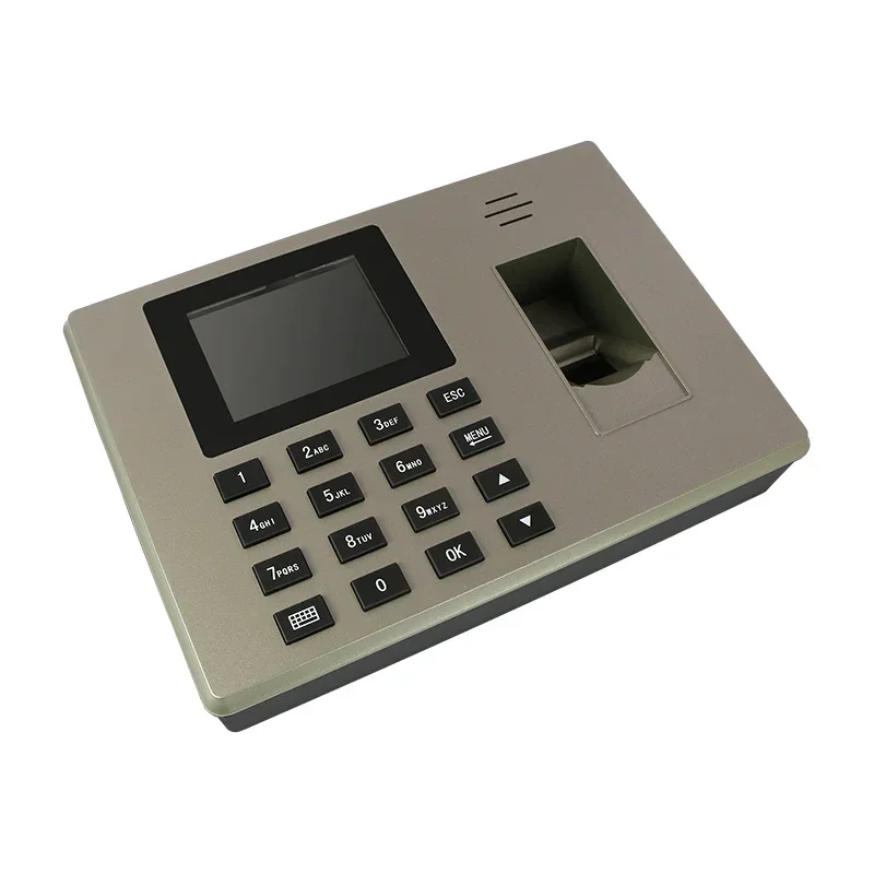 CN biometric fingerprint punch usb time clock office attendance system recorder timing employee machine multi-language -gold