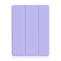 Copertura Premium Slim a Tri-Folding per Tablet con Retro in TPU Morbido
