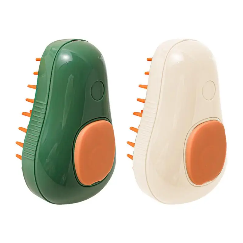 

Распылительная Расческа для домашних животных, милая щетка в форме авокадо, Массажная щетка для шерсти кошек, собак, распылитель на пару, массажная расческа, инструмент для удаления шерсти