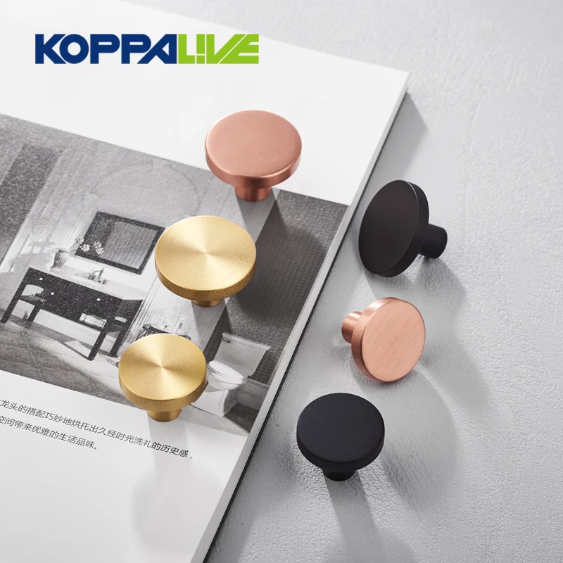Ручка для мебели KOPPALIVE латунная с одним отверстием | Обустройство дома