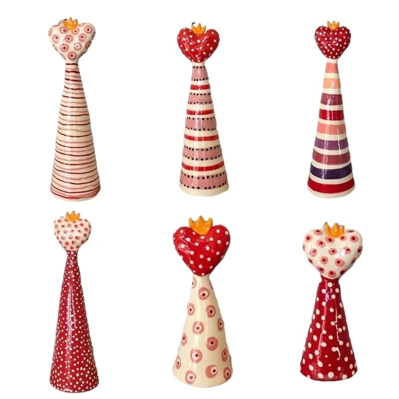 

Decorative Whimsical Heart Tree Display Valentine's Day Sculpture Piece Perfect for Living Space Perfect Gift for Friend