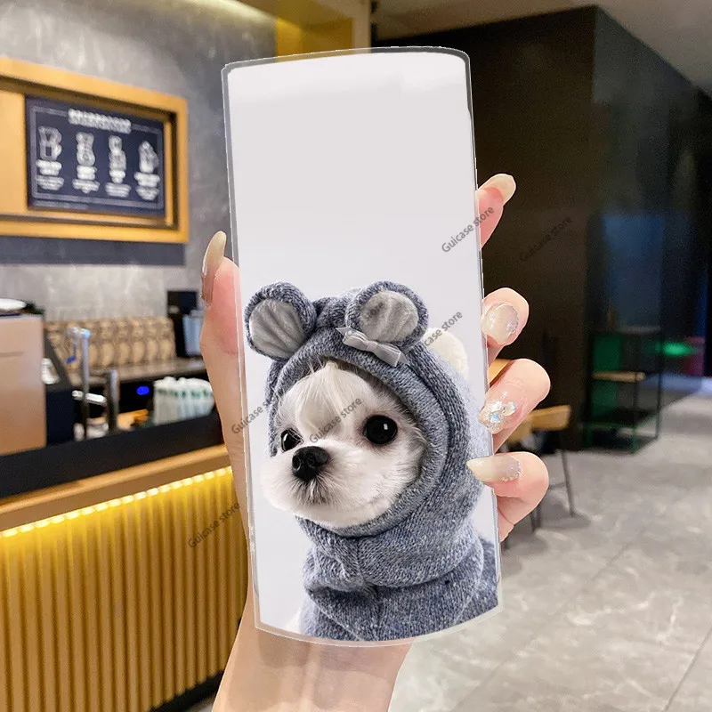 Clear Soft Silicone Cute Painted TPU Case Cover