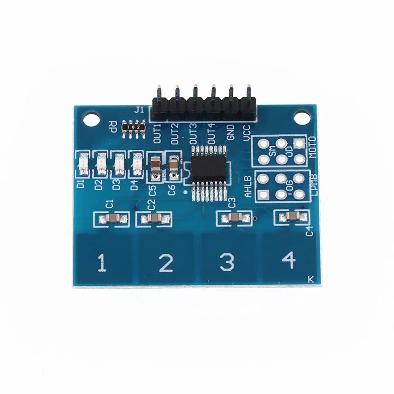 New 4channel Digital Touch Sensor Capacitive Switch Module Button For ...