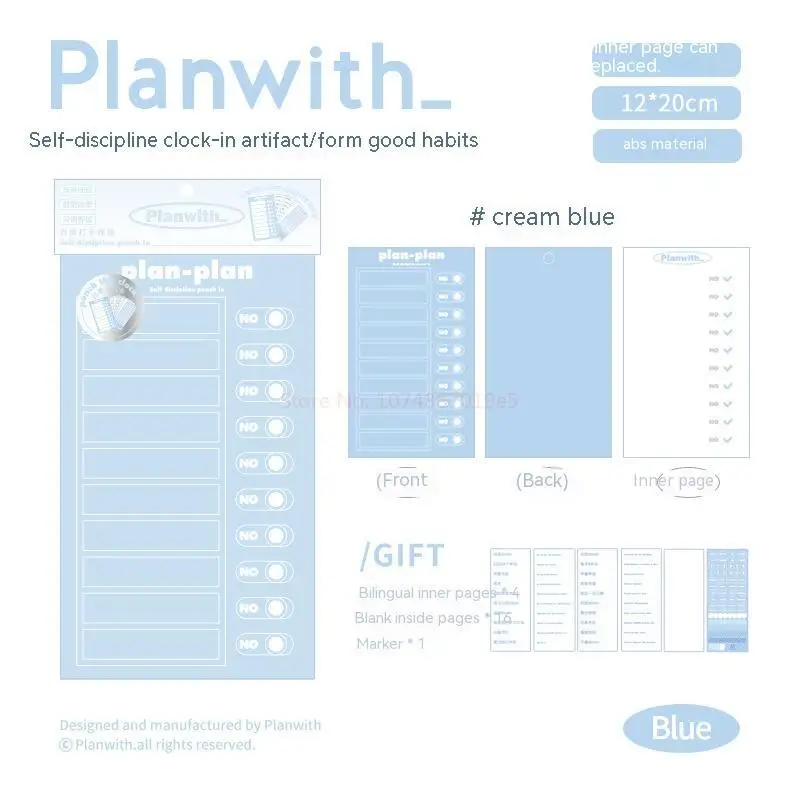 Ins Daliy Task Planning Board Checklist Memo Boards Detachable Boards Peg Board Chores Management Schedule Wall Decoration