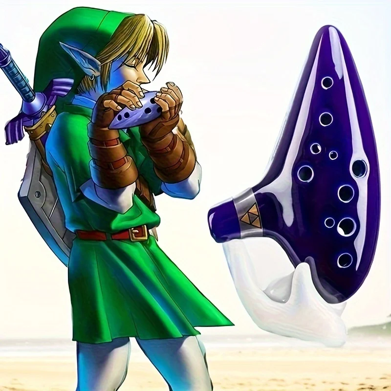 12-Hole Alto C Ocarina & Songbook without Display Stand