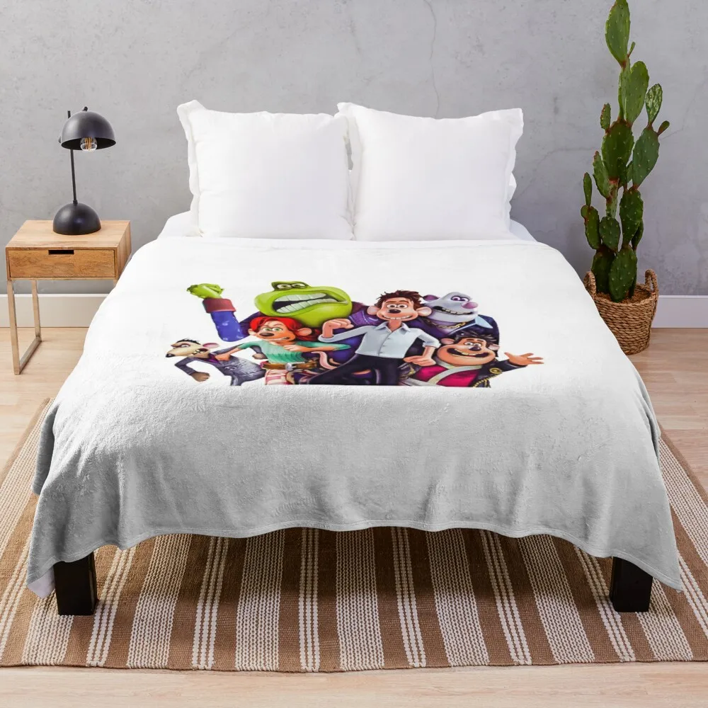 

Beautiful Design Flushed Away Throw Blanket Luxury Thicken Blanket Fluffy Shaggy Blanket Custom Blankets