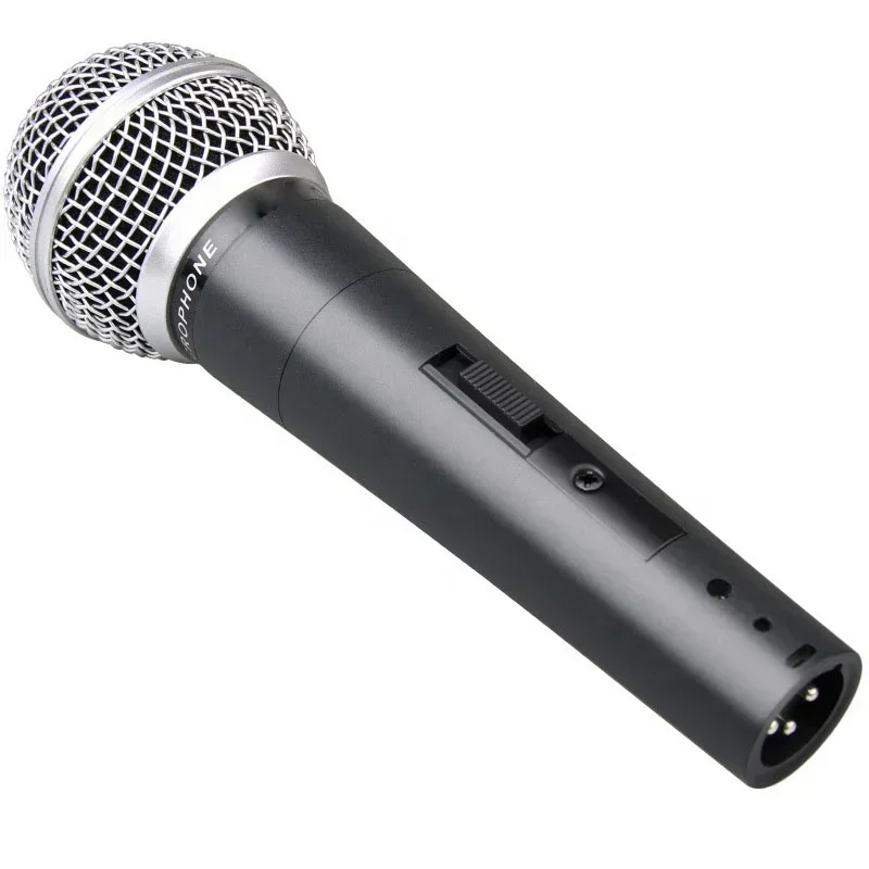 

Handheld Microphone SM58 Karaoke Legendary Vocal Speaker Professional Stage Performance Wired Dynamic Live Broadcast Recording