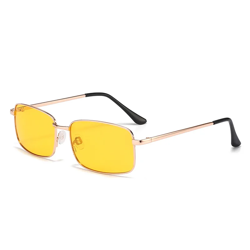 Small Square Rectangle Night Vision Men Women Polarized Sunglasses Fashion Vintage Design Driving Fishing Polaroid Sun Glasses