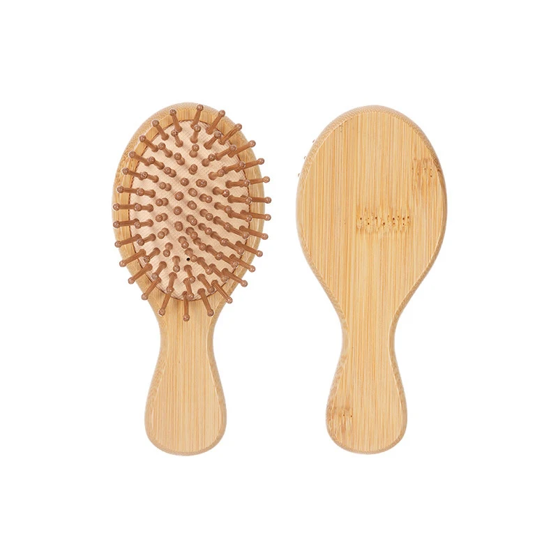 Bambu Hava Yastığı Tarak, Geniş Diş Bambu Tarak, Pürüzsüz Masaj, Saç Derisi Fırçalama, Saç Kesme Tarağı, Kadın Saç Şekillendirme