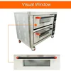 INTSUPERMAI Commercial Pizza Oven Electric Oven Double Deck Convection Oven 6400W 220V Commercial Cooker 5