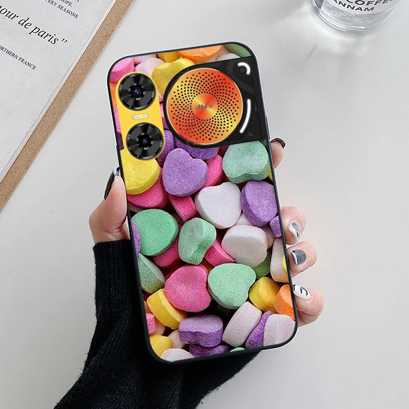Fashionable Soft Silicone Back Case - Cute Design