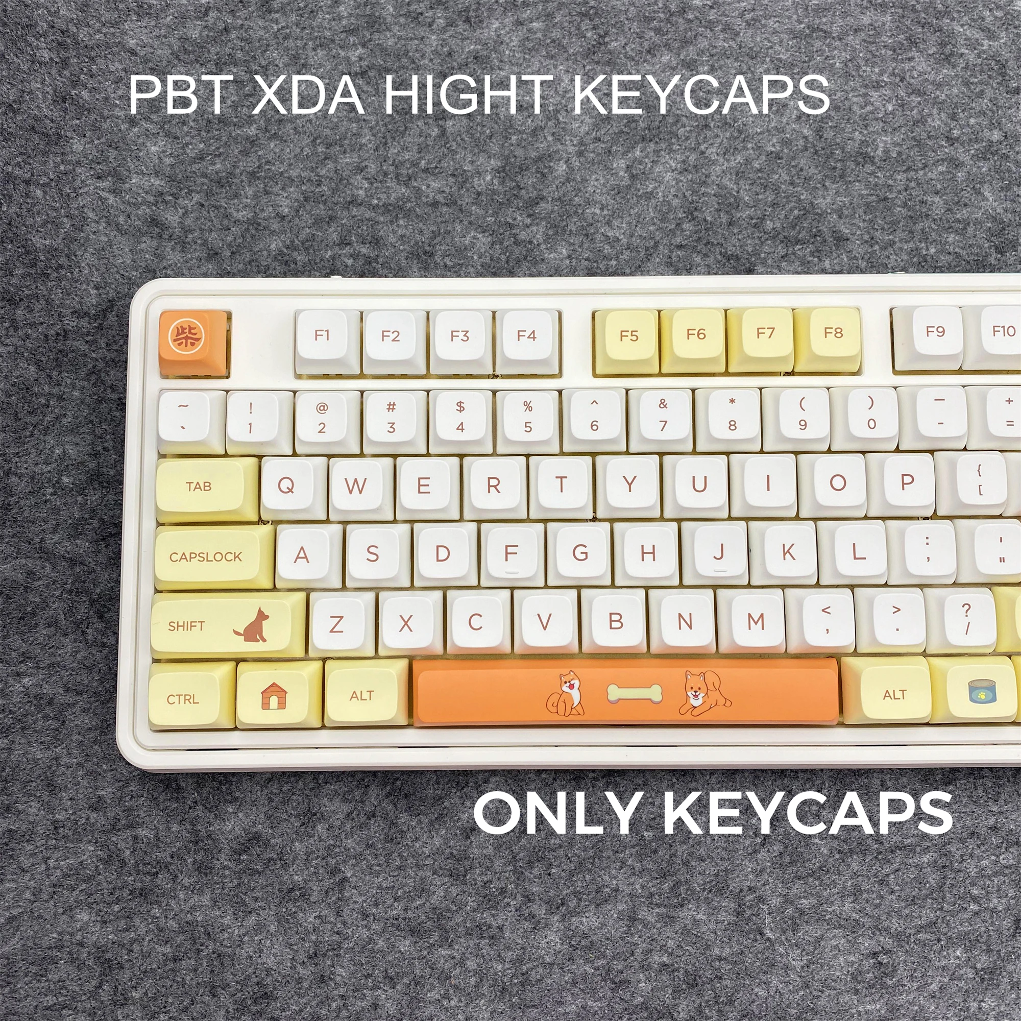 Высокопрофильная клавиатура XDA PBT Keycaps для ikbc Cherry MX Switch 64/68/87/96/980/104/108 клавиши