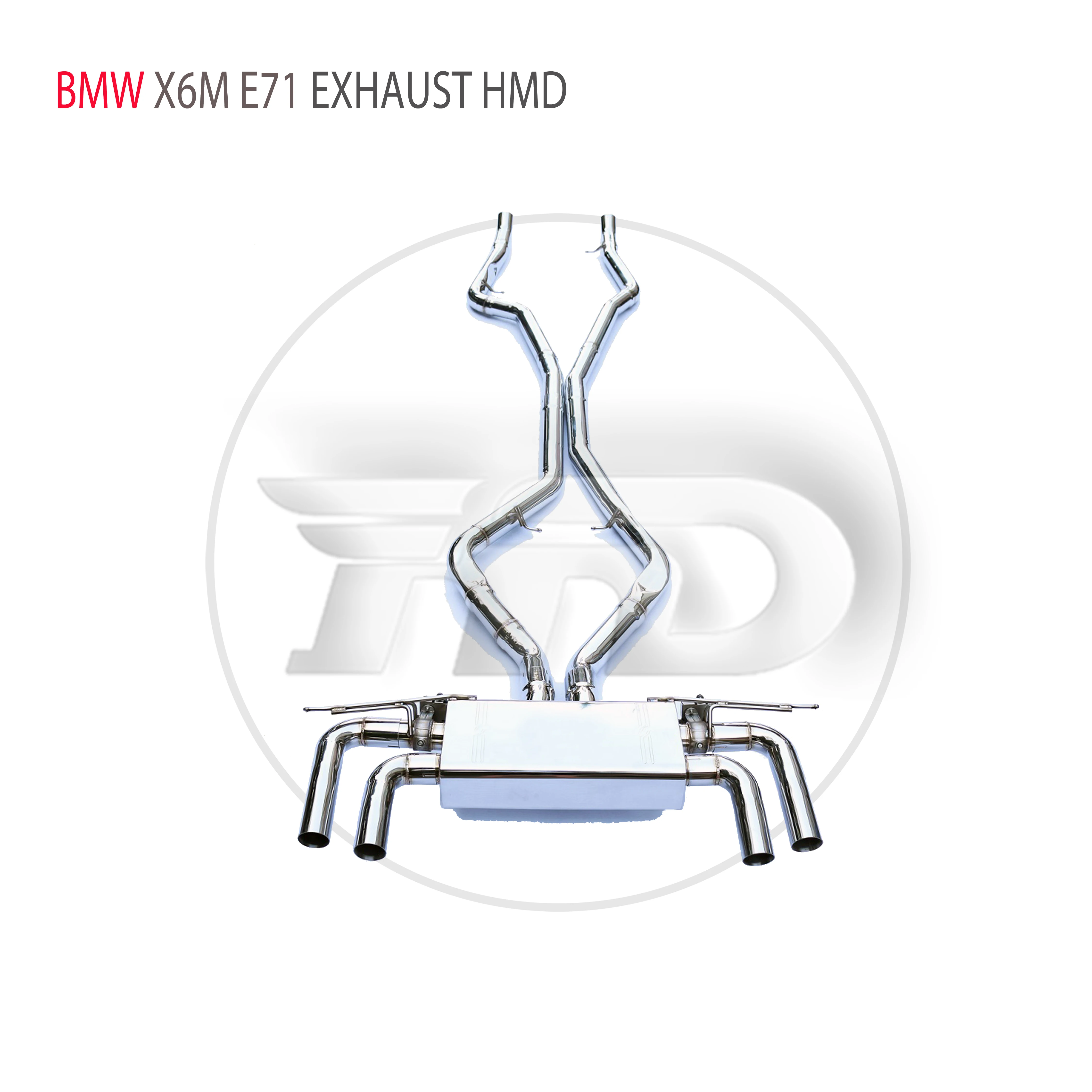 

Выхлопная система HMD из нержавеющей стали для BMW X6M E71