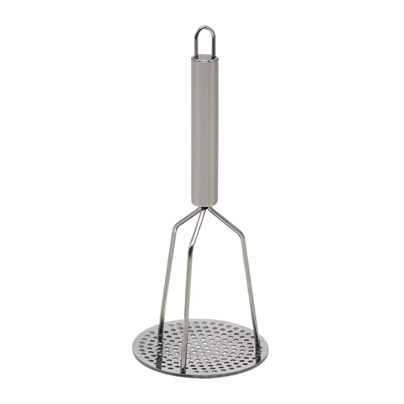 Potato Masher Potato Press With Handle Household Stainless Steel Masher For Mashed Potato Kitchen Mash Tool Food Crusher Kitchenware Fruits potato masher