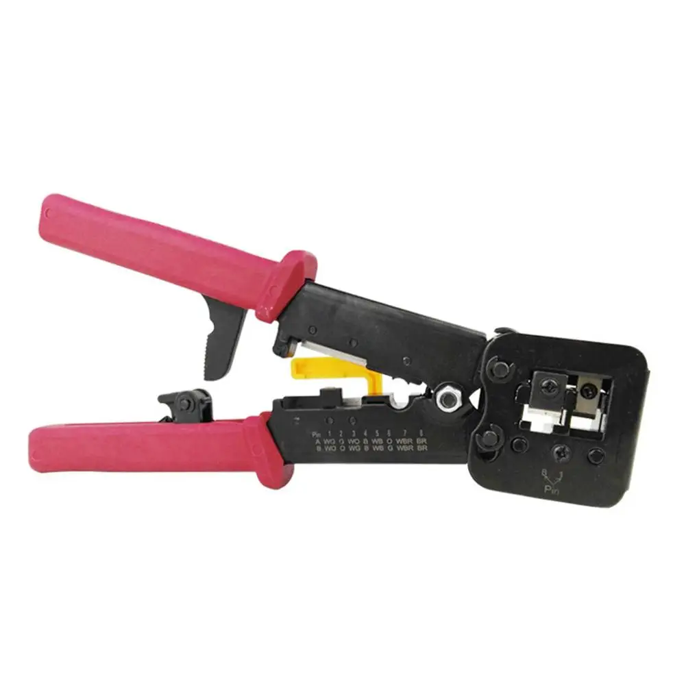 cable toner probe Multi-use Drilling Cutter Crystal Crimper Hand 6P 8P Dual-purpose Network Tools Pliers Cable Stripper Pressing Clamp Tongs Clip wiretracker