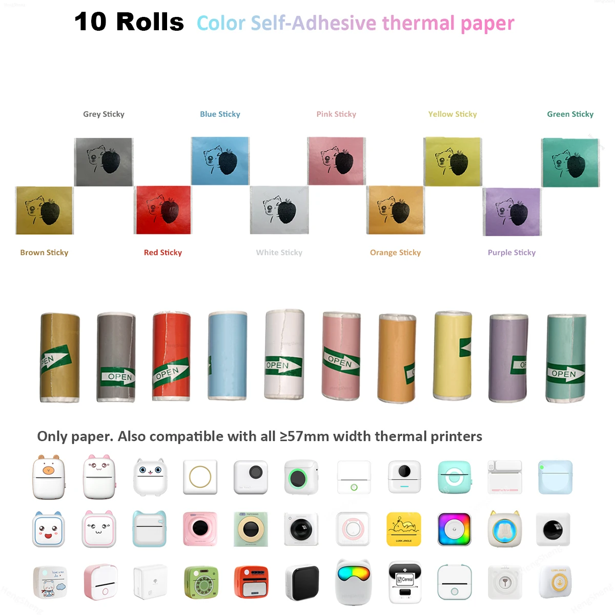10Rolls ColorSticker