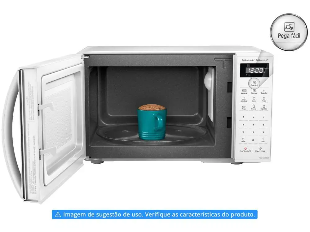 Micro-ondas Panasonic 21L NN-ST25L Branco - 220V 2