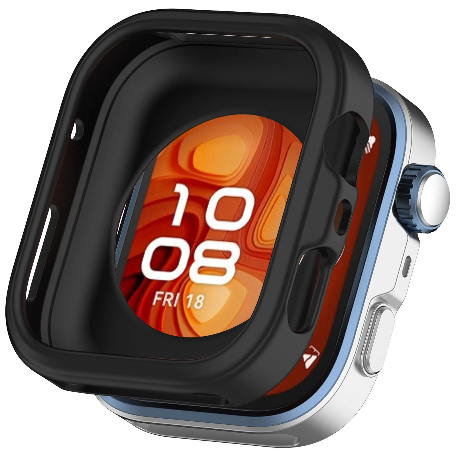 Premium Soft Silicone Protective Case for Smartwatch Screen Protection
