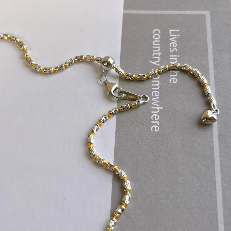 

Ожерелье из серебра с кулиской, 60 см