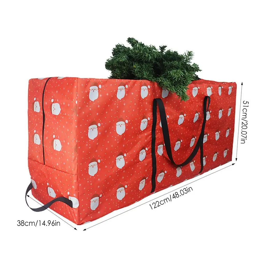Large Capacity Christmas Tree Storage Bag Outdoor Furniture Cushion Storage Holder Space-Saving Water Protective Boxes