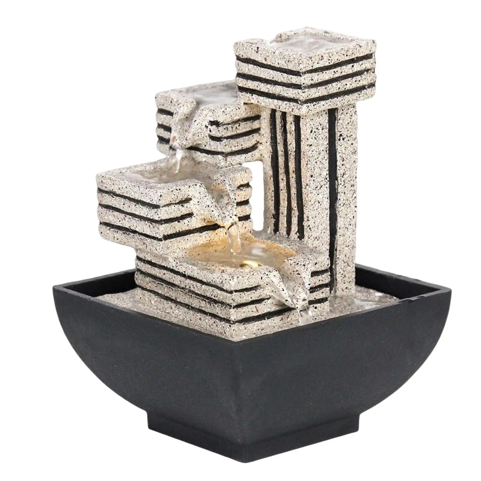 

Tabletop Fountain Creative Flowing Water Fountain for Desk Decoration