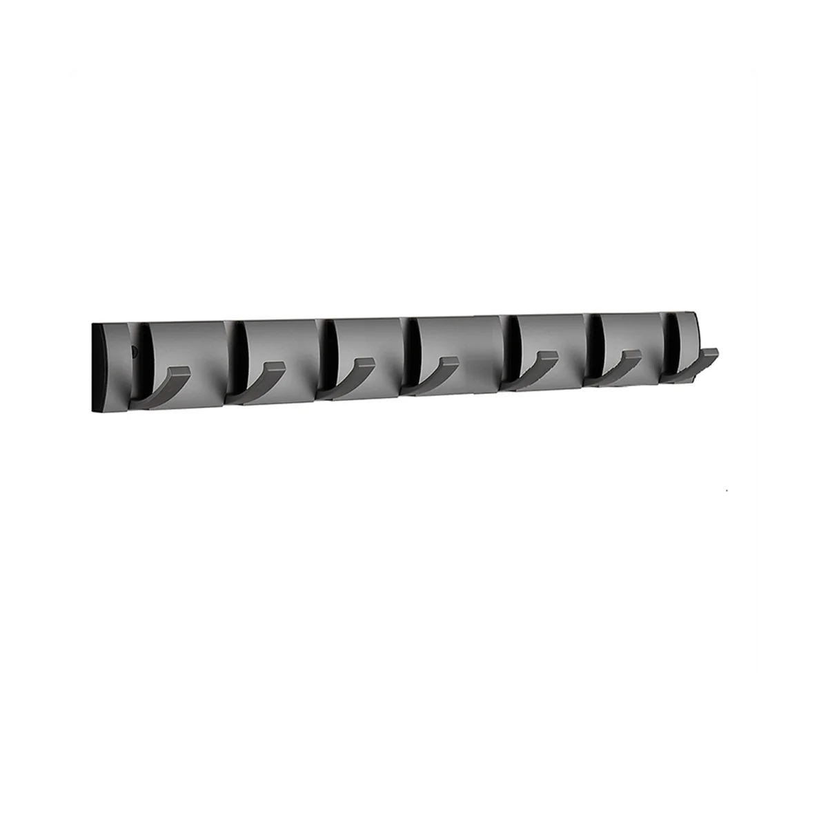 

Folding Wall Hanger Hook Installation Coat Clothes Towel Holder Bathroom Kitchen Accessories Restroom Black,56cm