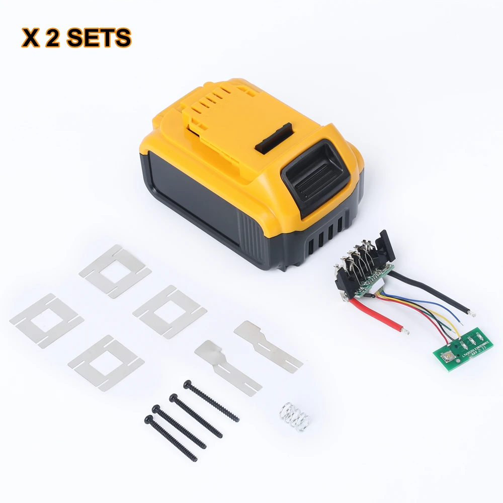 Литий-ионный аккумулятор для DeWalt 2 упаковки 20 в макс. XR 5 0 Ач 6 DCB200 DCB203 DCB205 |