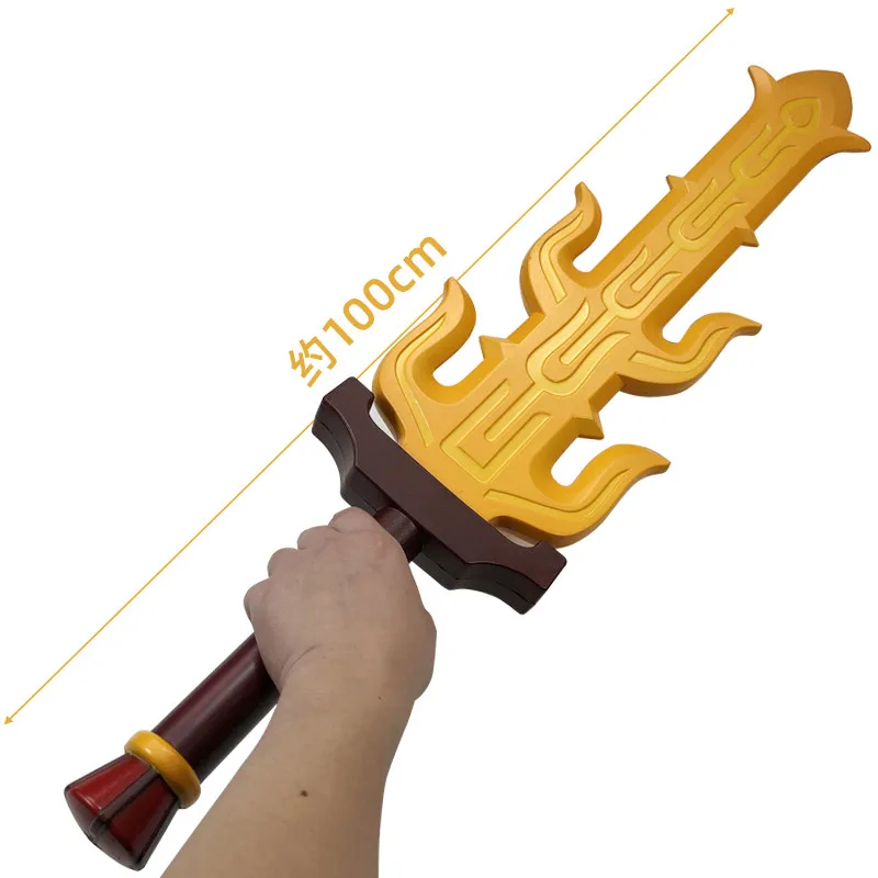 Link Di Gioco Sky Shield And Sky Sword Cosplay 100Cm Pu Puntelli Cos Flaming Sword Halloween Arma Cosplay Stage Props Toys