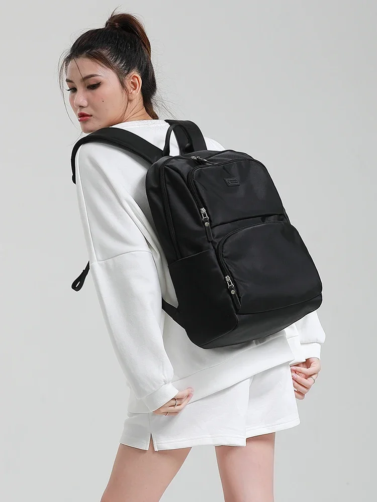 Fouvor 2024 New Fashion Women Backpack Large Capacity Casual Oxford Computer Bag Zipper Travel Canvas Bags School Bags 3013-02 3