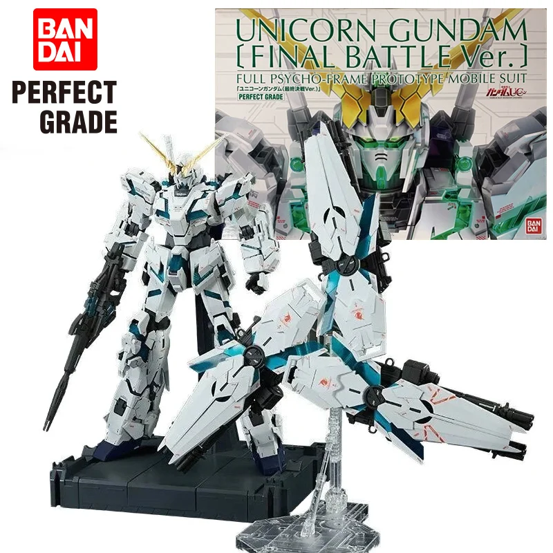 

Bandai отличный класс PG единорог Gundam Последняя Битва Ver. Оригинальная экшн-лампа 1/60 30 см