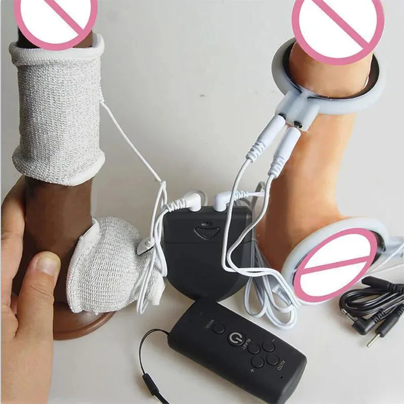 BDSM Electric Penis Cock Ring,Electro Shocker Cockring Sex Toys,Estim E stim E-stim,Electrostimulator Electrosex Electroshock