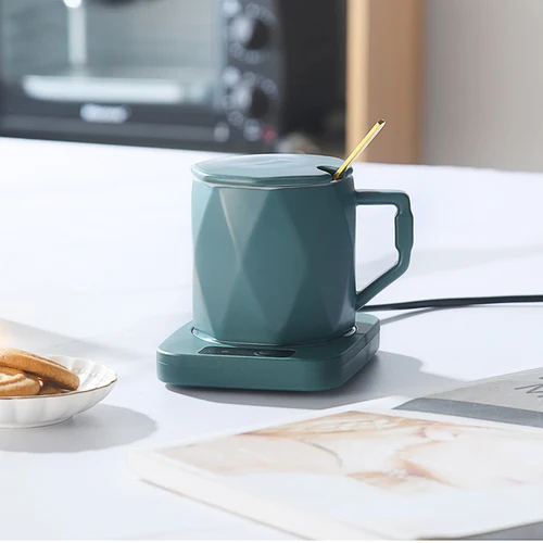 커피 컵 워머 전기 머그잔 히터 DC 5V USB 일정한 온도 가열 코스터, 우유 차 물 난방 패드 따뜻한 매트 5