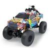 Outdoor 4K HD Camera High-Speed Climb Remote Control Car 2.4G 1:8 Shock Absorber 4WD LED Lighting WIFI FPV RC Off-Road Truck Car 6